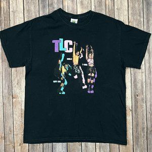 TLC Cross Colours 2018 Graphic 2-Sided Shirt Large Merch Concert Tour